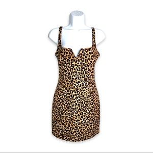 LIKELY Leopard Constance Mini Dress Leopard Animal Print Blogger SZ 0 NWT $168